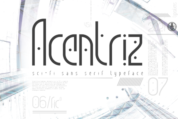 Acentriz: A Modern Display Font for Bold Creativity