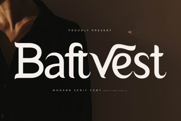 Baftvest: A Luxurious Display Font for Elegant Designs