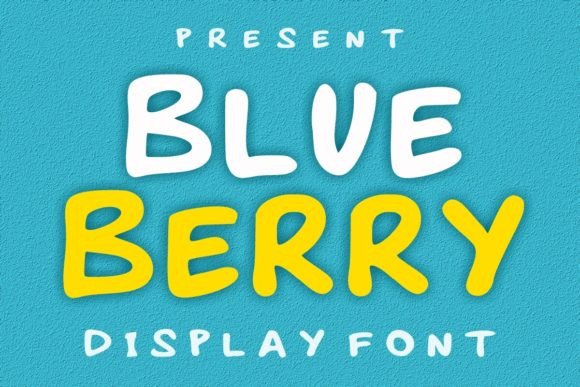 Blue Berry: A Cool and Friendly Display Font