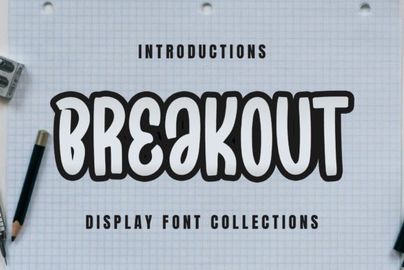 Breakout: An Elegant Display Font to Elevate Your Designs