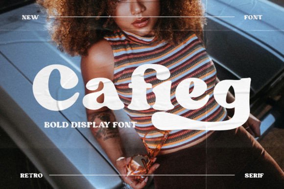 Cafieg: A Bold Display Typeface for Commanding Designs