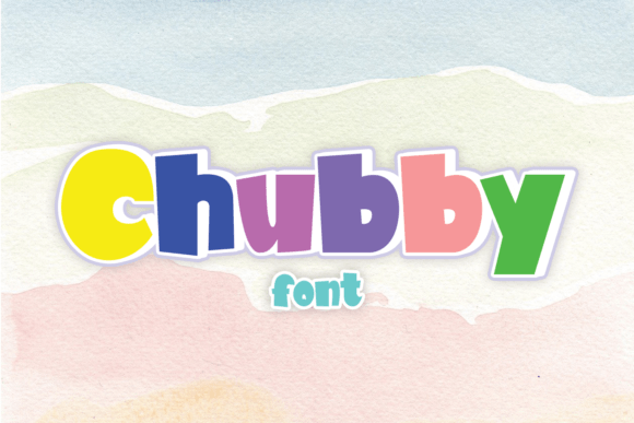 Chubby: A Bold Display Font for Modern Designs