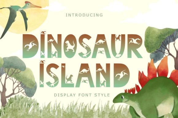 Dinosaur Island: A Playful Font for Creative Projects