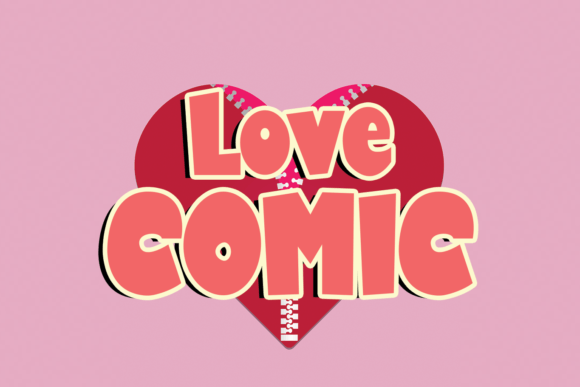 Discover Love Comic: A Bold Display Font for Modern Design