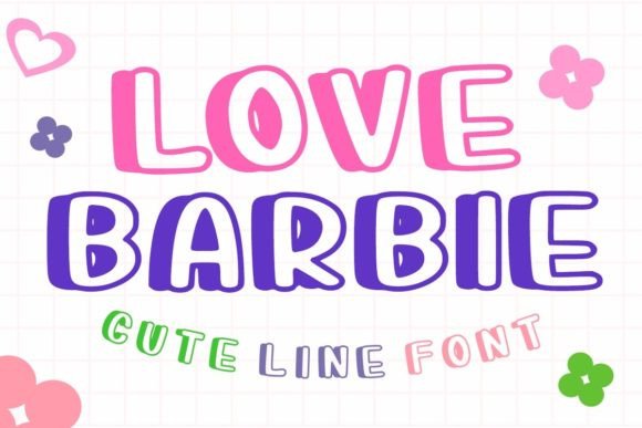 Discover the Charming Love Barbie Font