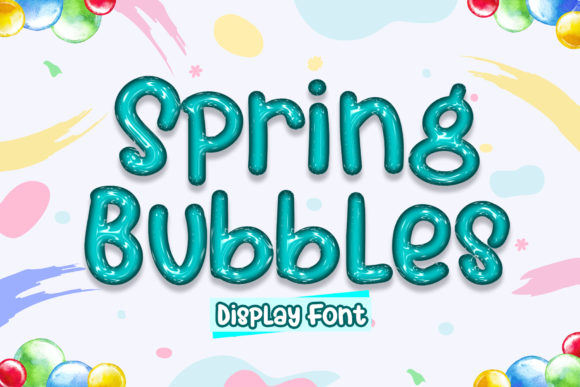 Discover the Playful Charm of the Spring Bubbles Typeface