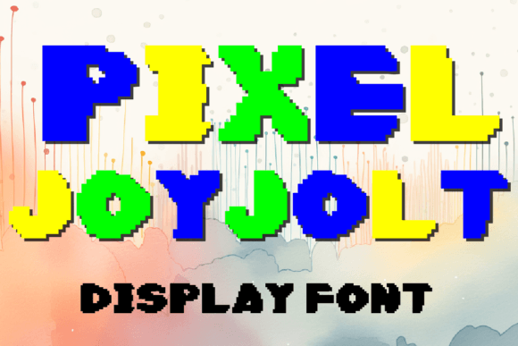 Discover the Playful Versatility of the Pixel Joyjolt Font