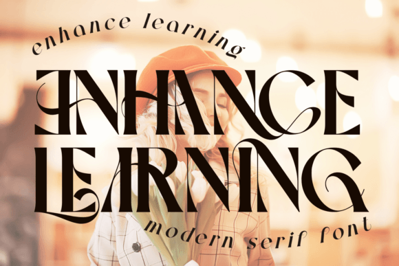 Enhance Learning: A Sophisticated Serif for Refined Designs