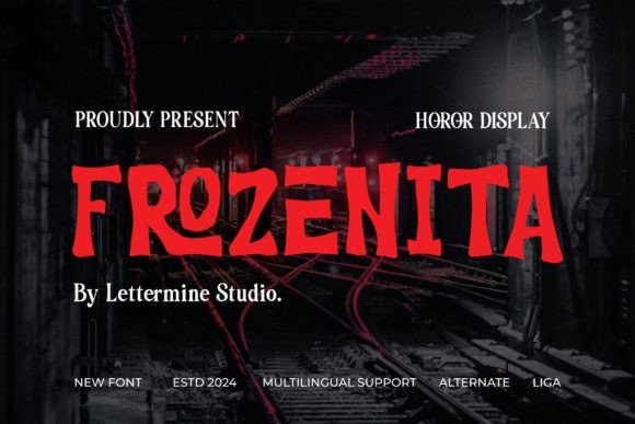 Frozenita: Chillingly Beautiful Display Typography