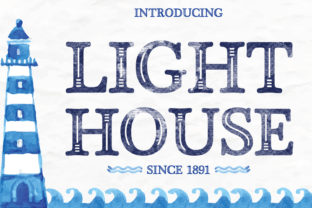 Light House: A Striking All-Caps Display Typeface