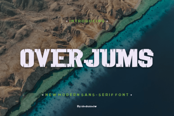 Overjums: A Bold Typeface for Impactful Designs