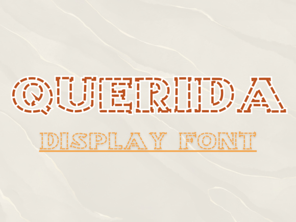 Querida: A Display Font for Elevated Creative Projects