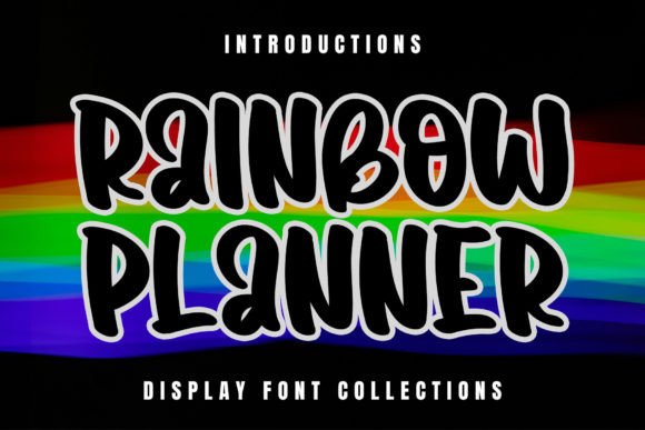 Rainbow Planner: A Font That Sparks Creative Joy