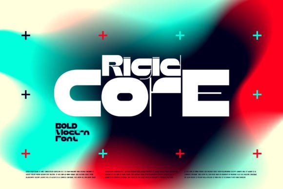 Rigid Core: A Bold Typeface for Modern Design