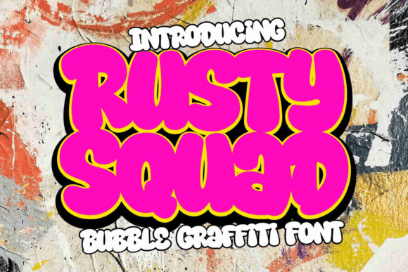Rusty Squad: A Bold, Creative Display Typeface
