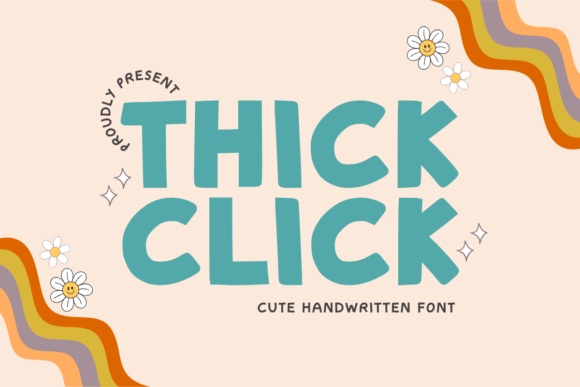 Thickclick: A Fun and Quirky Display Font for Creative Projects