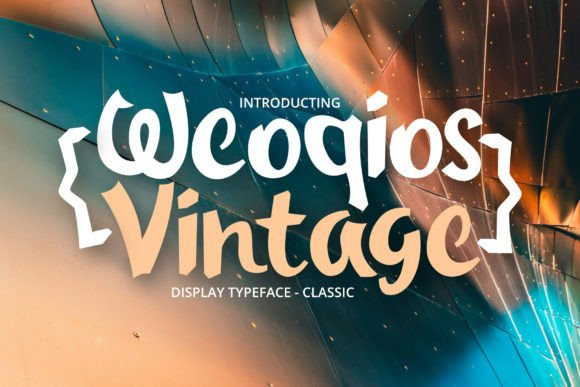 Weoqios Vintage: A Display Font with Timeless Character