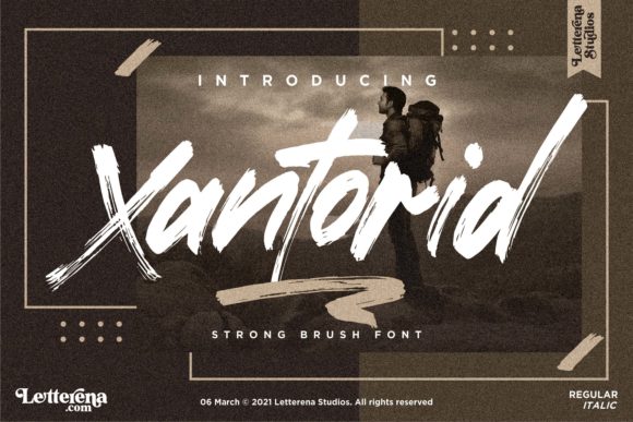Xantorid: The Rough Display Font for Urban Design